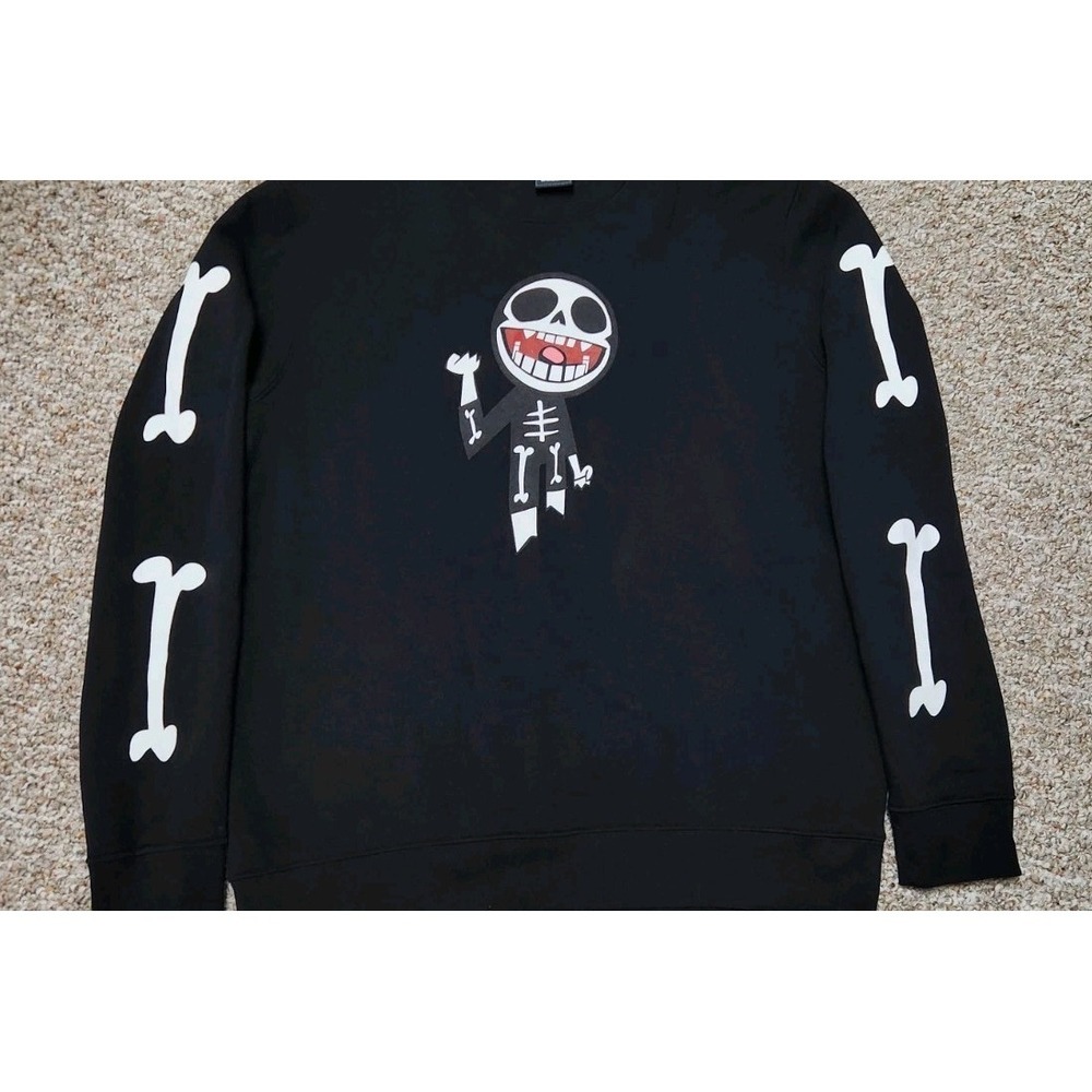 Gorillaz Band Black Crewneck Bonesy Sweatshirt‎ LS US-XL